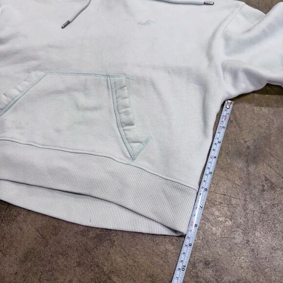Hollister light pastel blue icon hoodie - Picture 5 of 7